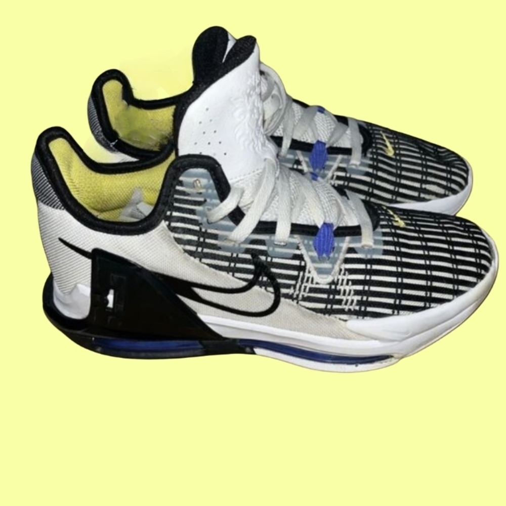 Nike LeBron Witness 4  Black White Grid LBJ 𝖴𝖭𝖨𝖲𝖤𝖷 𝖶 𝖲𝖹 𝟪.𝟧